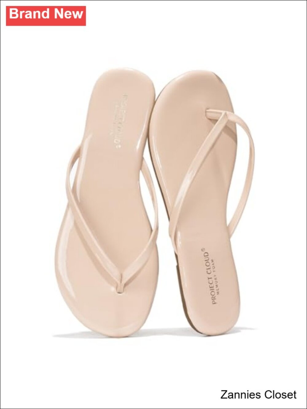 ✨ Project Cloud Women's Flip Flop Sandals Memory Foam Slip On